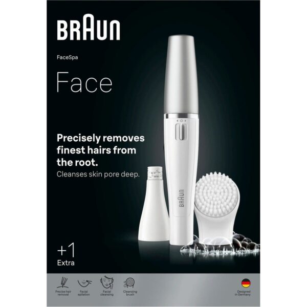 Braun FaceSpa Yüz Epilatörü, Yüz Temizleme Başlığı, 810