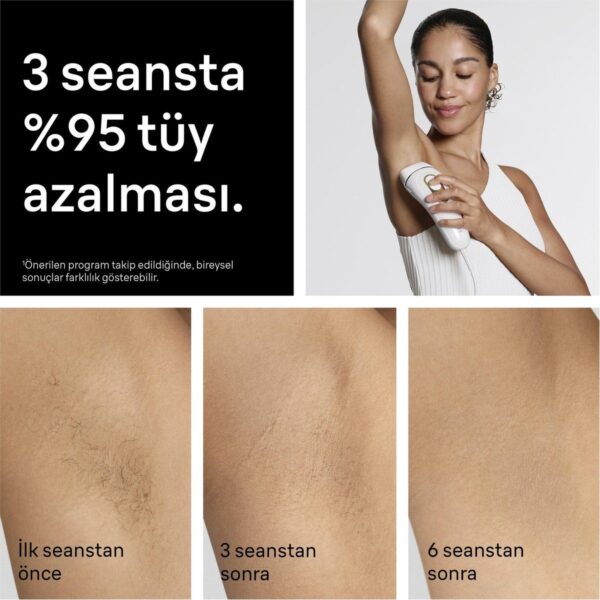 Braun IPL Silk·expert Pro 5, Evde Lazerle Tüy Alma, Çanta, Gillette Venus, 3 Başlık, PL5351