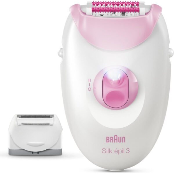 Braun Silk·épil 3 Kablolu Epilatör, Kalıcı Pürüzsüz Cilt, 3-031