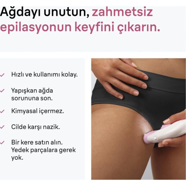 Braun Silk·épil 3 Kablolu Epilatör, Kalıcı Pürüzsüz Cilt, 3-202