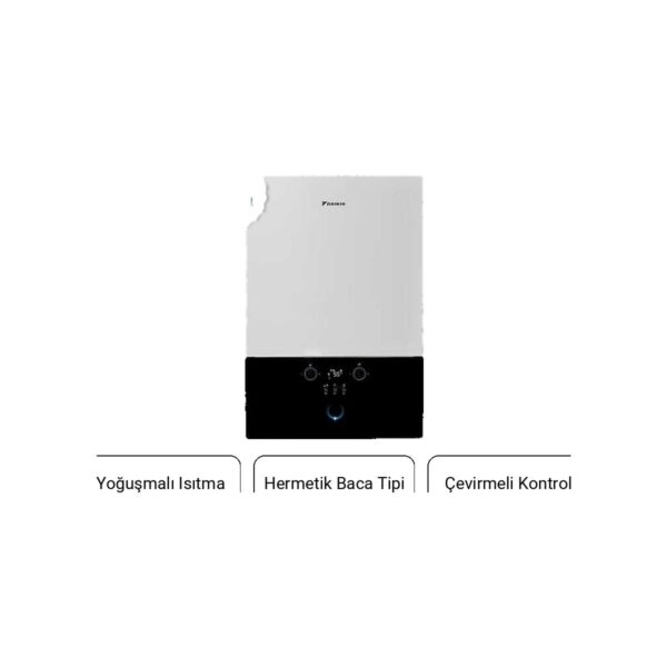 Daikin Ndj Premix 28/28 Kw (24.000 Kcal) Tam Yoğuşmalı Kombi 28 kW Kapasite ile Hermetik Baca