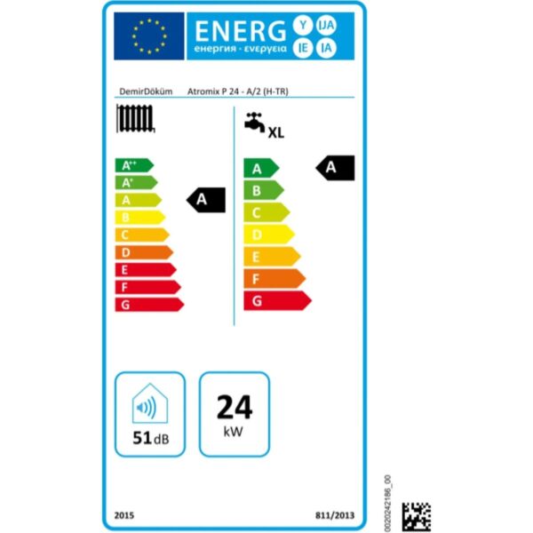 Demirdöküm Atromix P24 24 KW Yoğuşmalı Kombi Hermetik Baca Tipi Yüksek Verimlilik