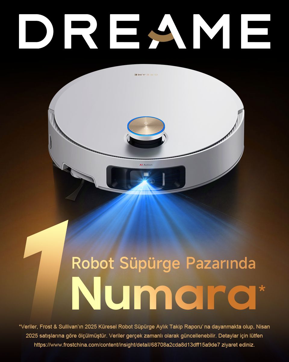 Dreame D20 Robot Süpürge, 13.000 Pa Emiş Gücü