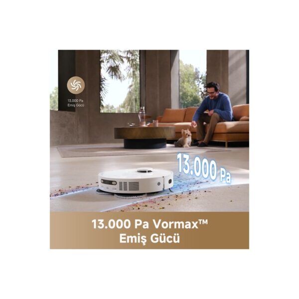 Dreame D20 Ultra Robot Süpürge Beyaz, 13000PA Emiş Gücü
