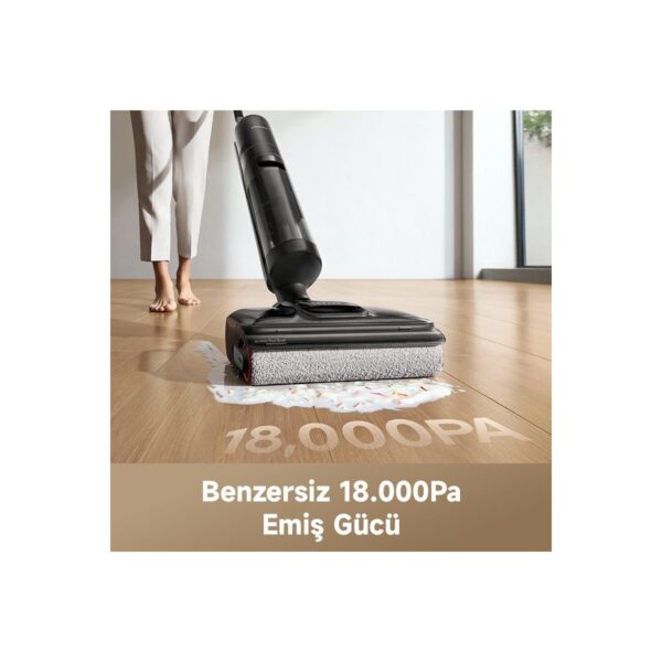 Dreame H12 Pro FlexReach Islak ve Kuru Süpürge, 18.000 Pa Güçlü Vakum
