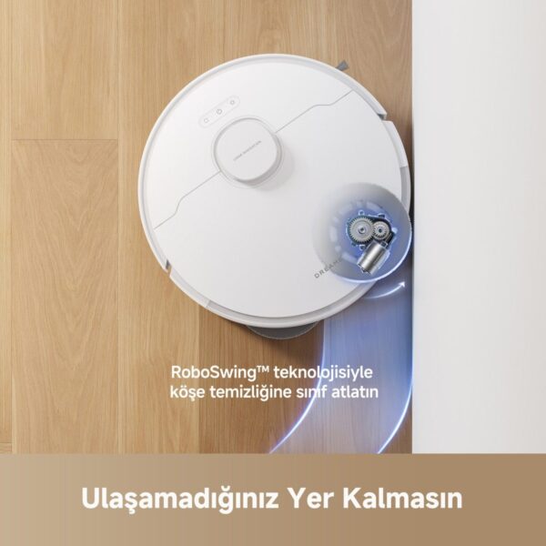Dreame L40 Robot Süpürge Beyaz, 13.000PA Emiş Gücü