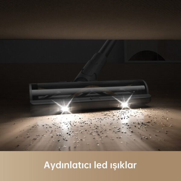 Dreame R10 Pro Dikey Süpürge, 65 Dakika Uzun Çalışma Süreli Dikey Süpürge, Hafif ve Anti-Tangle özellikli, Sert Zemin, Halı ve Evcil Hayvan Tüyleri için 150 AW Güçlü Emişli El Süpürgesi