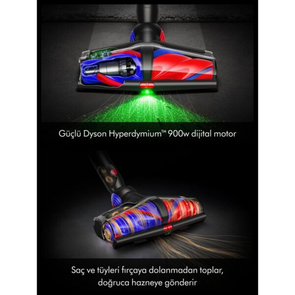 Dyson V16 Piston Animal kablosuz süpürge (Mat siyah/Bakır)