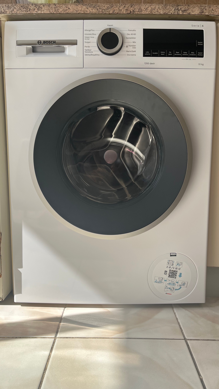 Bosch WGA25202TR 1200 Devir 10 kg Çamaşır Makinesi