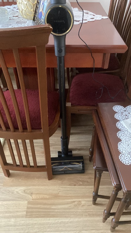 Dreame R10 Pro Dikey Süpürge, 65 Dakika Uzun Çalışma Süreli Dikey Süpürge, Hafif ve Anti-Tangle özellikli, Sert Zemin, Halı ve Evcil Hayvan Tüyleri için 150 AW Güçlü Emişli El Süpürgesi