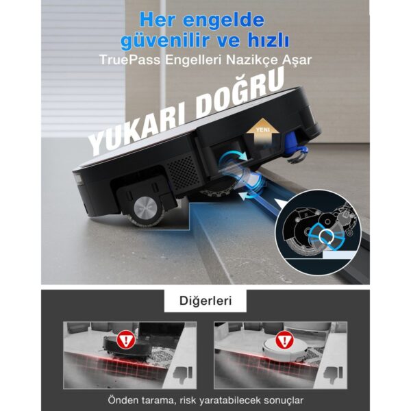 ECOVACS DEEBOT Robot Süpürge ve Paspas PowerBoost