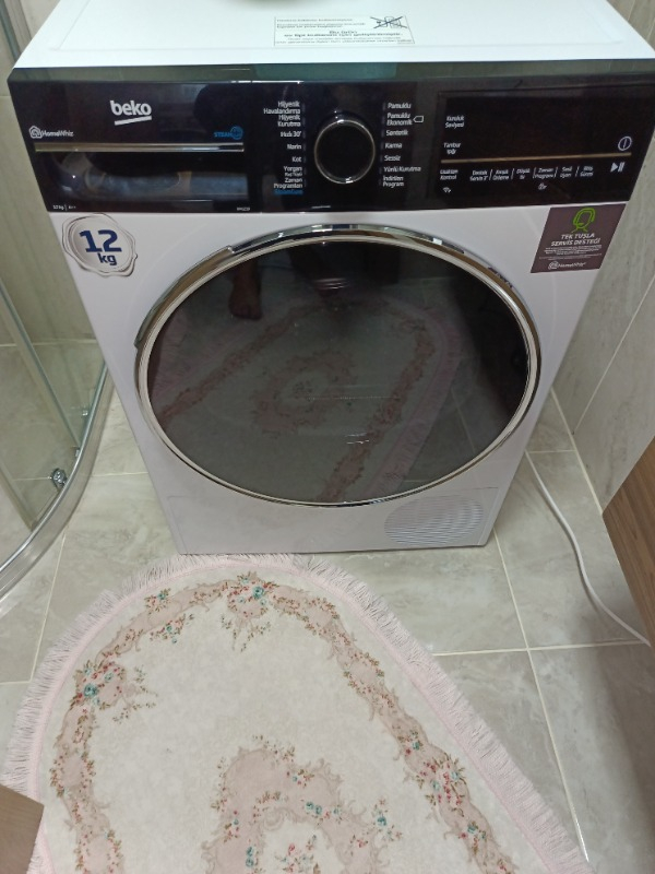 Beko KM 1210 12 Kg Isı Pompalı Kurutma Makinesi Kırışıklık Önleme Özelliği ile E Enerji Sınıfı