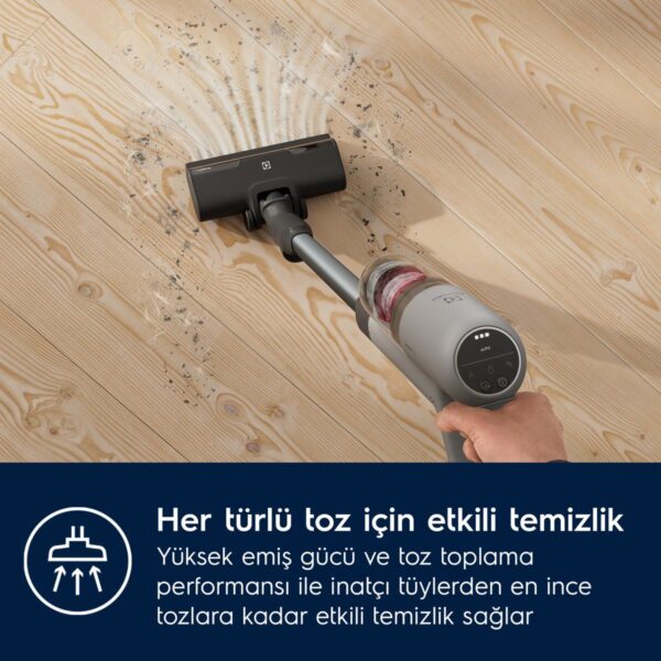 Electrolux EP71AB14UG Animal 700 Serisi Çok Hafif(2.2 Kg) ve Güçlü Dikey Şarjlı Süpürge- 10 Yıl Motor Garantili