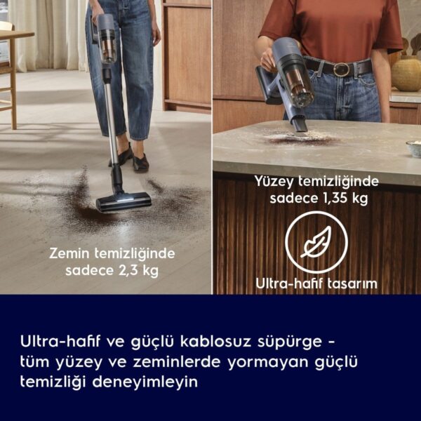 Electrolux EP72H21WET ActiveMop 700 Cordless Cleaner 21.6 V Dikey Şarjlı Süpürge