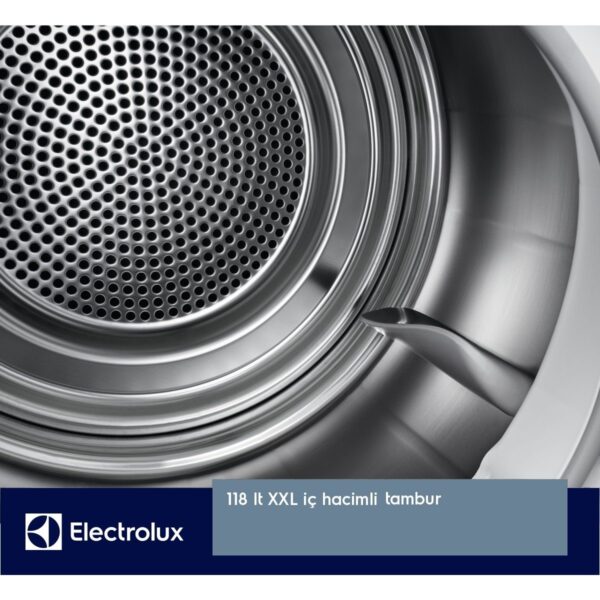 Electrolux EW6D39CBT 600 Serisi Gentlecare 118 Lt Xxl Tamburlu 9 kg D Enerji Sınıfı Isı Pompalı Inverter Kurutma Makinesi