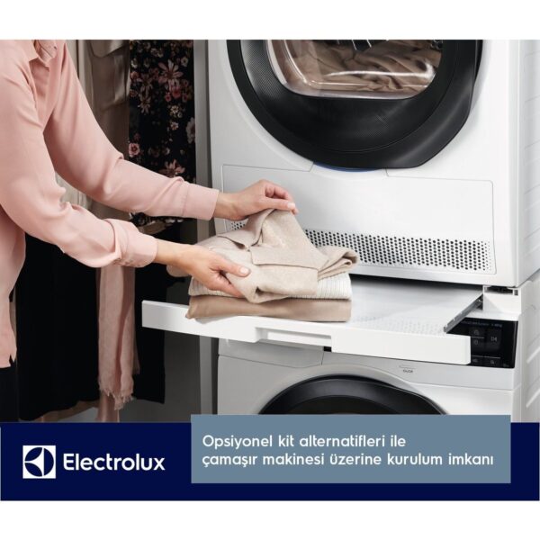 Electrolux EW6D39CBT 600 Serisi Gentlecare 118 Lt Xxl Tamburlu 9 kg D Enerji Sınıfı Isı Pompalı Inverter Kurutma Makinesi