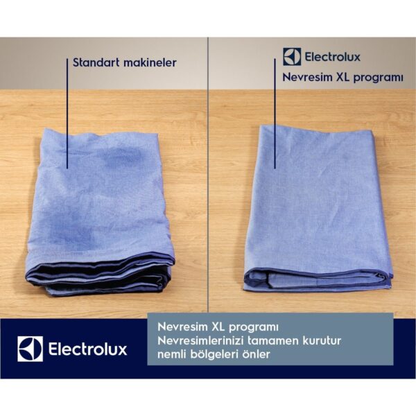 Electrolux EW6D69CBT 600 Serisi Gentlecare 118 Lt Xxl Protex Çelik Tamburlu 9 kg D Enerji Sınıfı Isı Pompalı Inverter Kurutma Makinesi