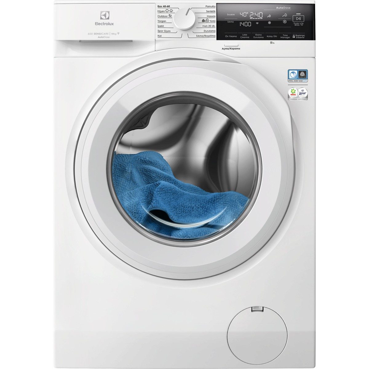 Electrolux EW6F3411ACT 600 Serisi Sensicare 10 kg 1400 Devir Autodose Wi-Fi Çamaşır Makinesi HBCV000071XLHF