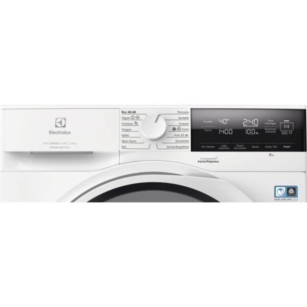 Electrolux EW6F3414UT 600 Serisi 10 kg Yıkama Kapasiteli 1400 Devir Enerji Sınıfı A Çamaşır Makinesi