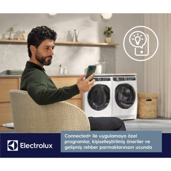 Electrolux EW7F5412SCT 10 kg Yıkama Kapasiteli 1400 Devir Wi-Fi Çamaşır Makinesi Enerji Sınıfı B