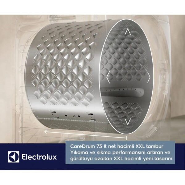 Electrolux EW7F5412SCT 10 kg Yıkama Kapasiteli 1400 Devir Wi-Fi Çamaşır Makinesi Enerji Sınıfı B