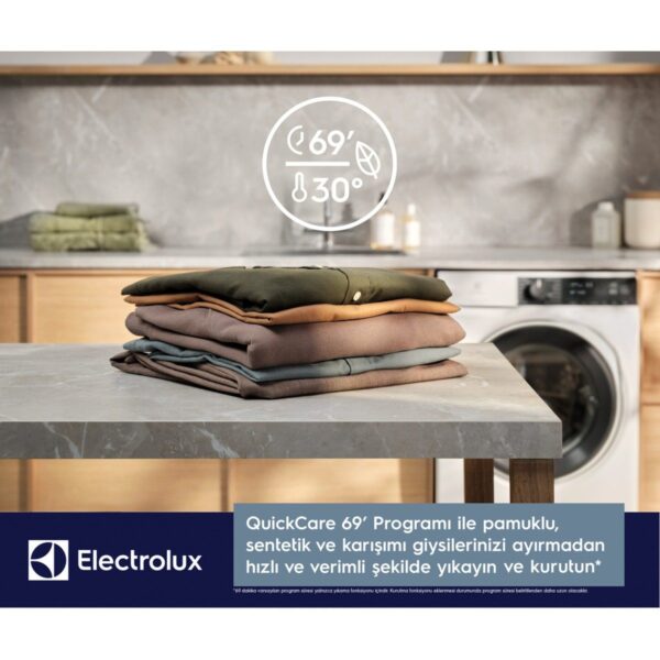 Electrolux EW7W4492T 700 Serisi Steamcare 9/5kg 1400 Devir Buharlı Kurutmalı Çamaşır Makinesi