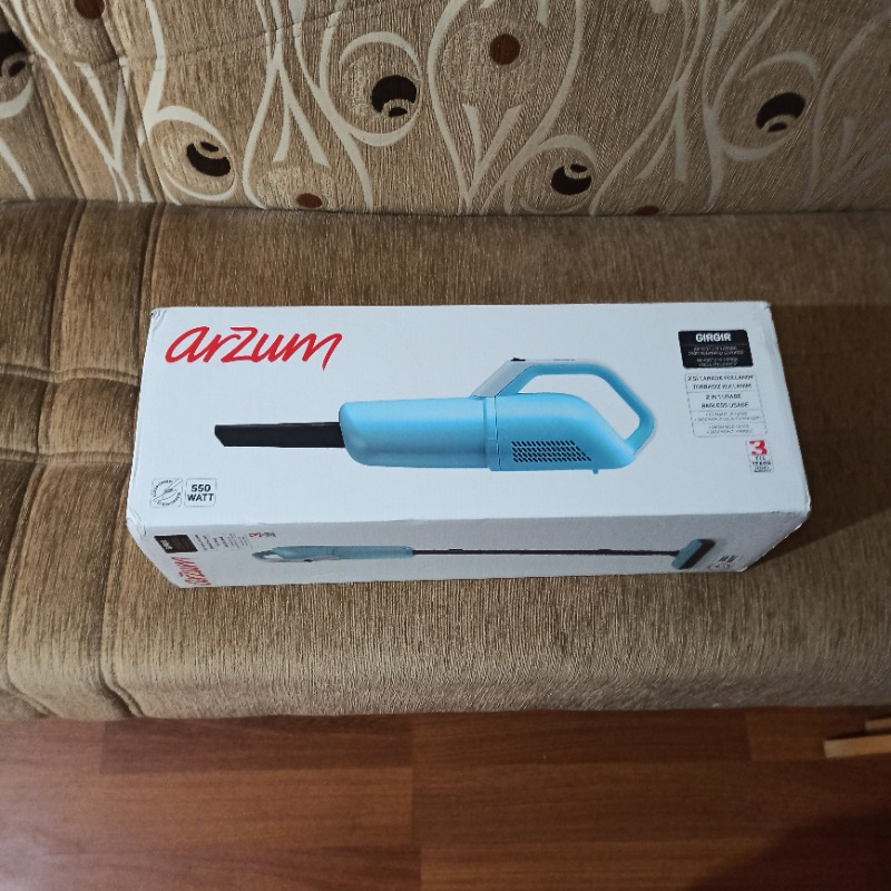 Arzum AR4087 Gırgır 2’si1 Arada 550W Dikey Elektrikli Süpürge, El Süpürgesi Özellikli, Yıkanabilir Filtre