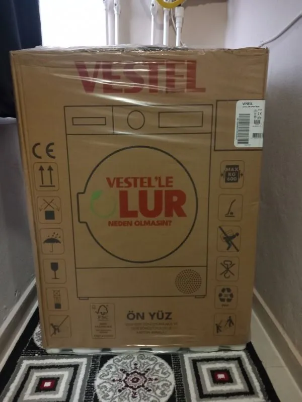 Vestel Km 97402 9 Kilo Isı Pompalı Kurutma Makinesi A+ Enerji Sınıfı Kırışıklık Önleme Fonksiyonu