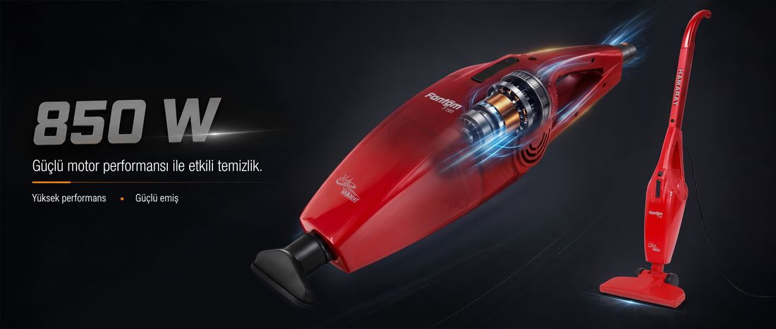 Fantom Hamarat P-1500 Toz Torbasız Elektrikli Süpürge