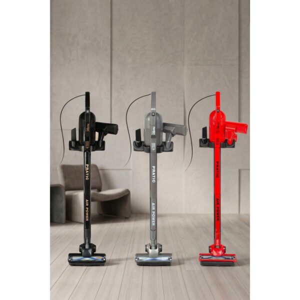 Fantom Pratic Aır Power P 1250 Siyah Torbasız Dönebilen Turbo Başlıklı Dikey Süpürge