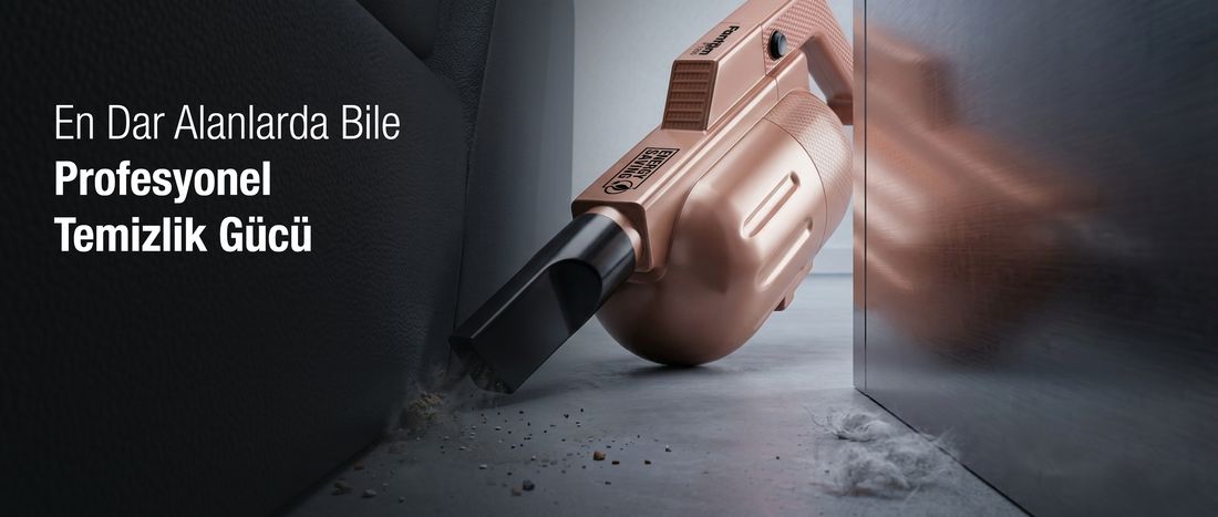 Fantom Pratıc-S P 1200 Dikey Süpürge Rose Gold Toz Haznesi Var 0,2 L Güçlü Emiş Teknolojisi