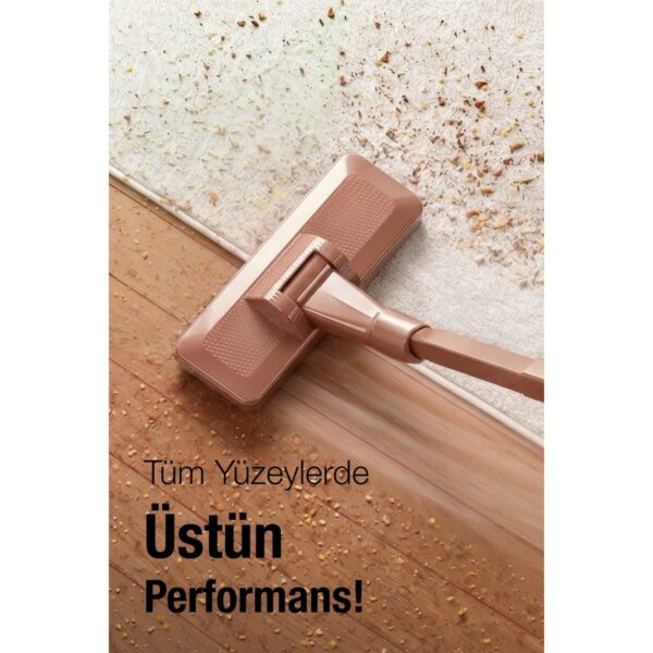 Fantom Pratıc-S P 1200 Dikey Süpürge Rose Gold Toz Haznesi Var 0,2 L Güçlü Emiş Teknolojisi
