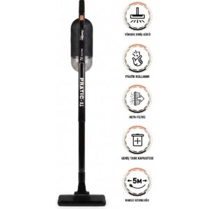 Fantom Pratıc-Xl P 1300 Toz Torbasız Dikey Süpürge Siyah HBCV000027LZD8