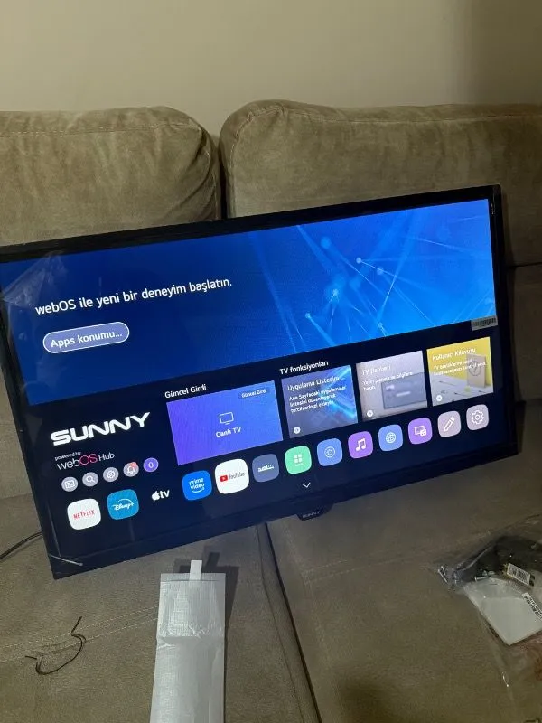 Sunny SN32DAL540 32″ 81 Ekran Dahili Uydu Alıcılı HD Ready Smart webOS LED TV