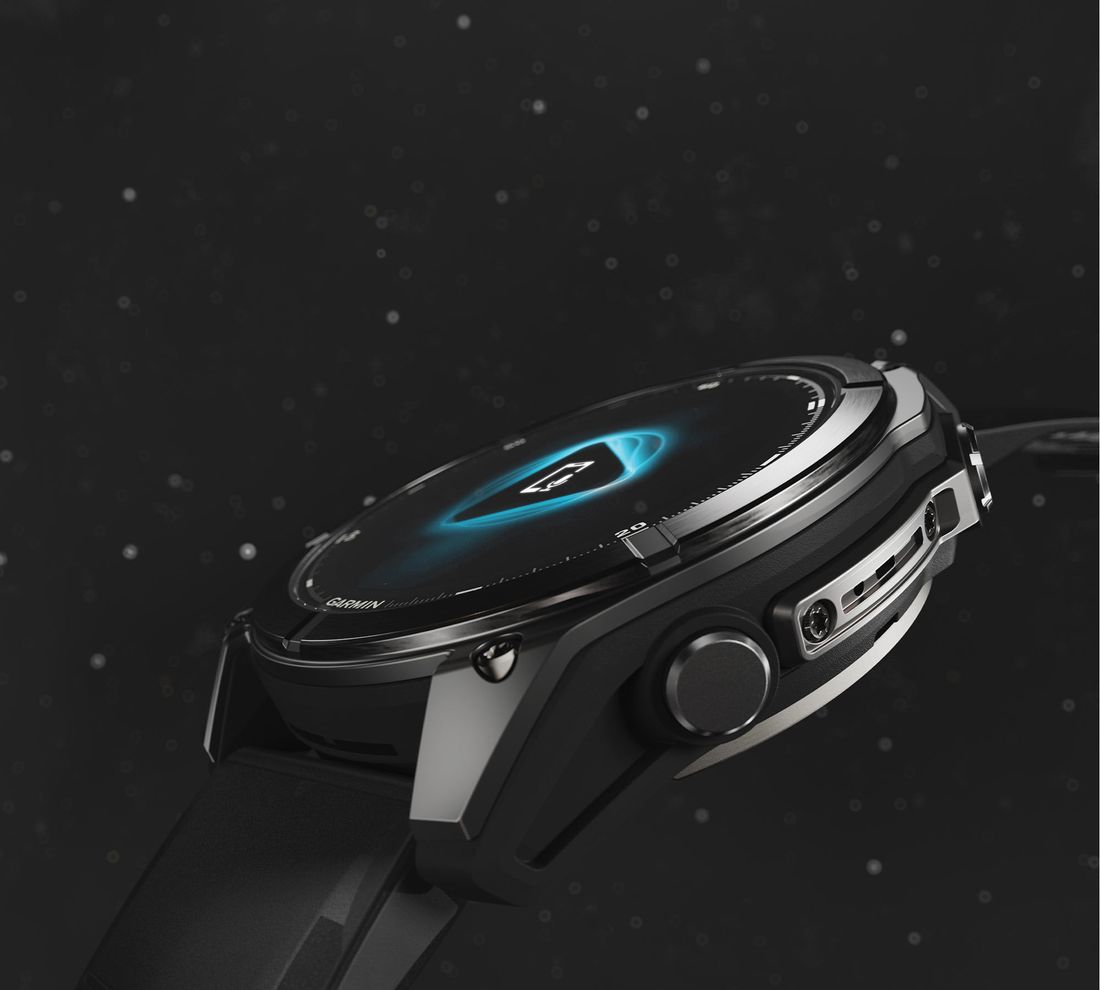 Garmin Fenix 8 – 47MM, Amoled Sapphire Karbon Gri Dlc Titanyum Siyah/gri Kayışlı