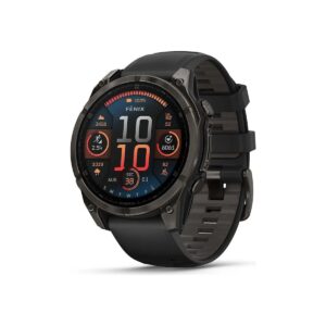 Garmin Fenix 8 – 47MM, Amoled Sapphire Karbon Gri Dlc Titanyum Siyah/gri Kayışlı HBCV00006Y34N4