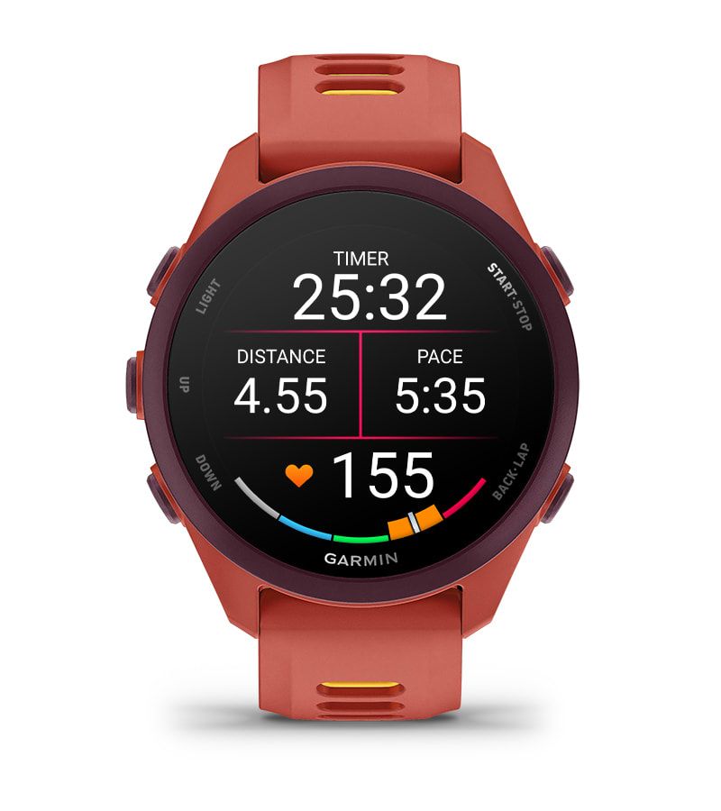 Garmin Forerunner 170 Music - Siyah, Siyah/amp Sarı Kayışlı