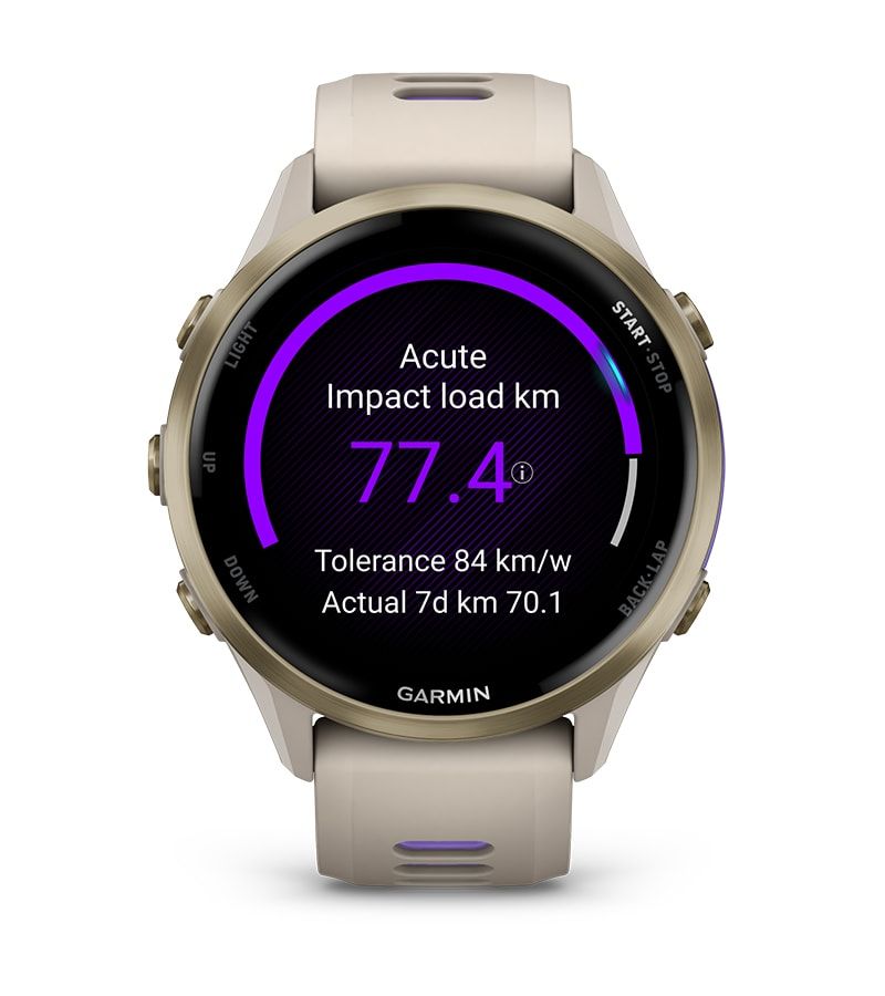 Garmin Forerunner 970 - Soft Gold Titanyum | Gri