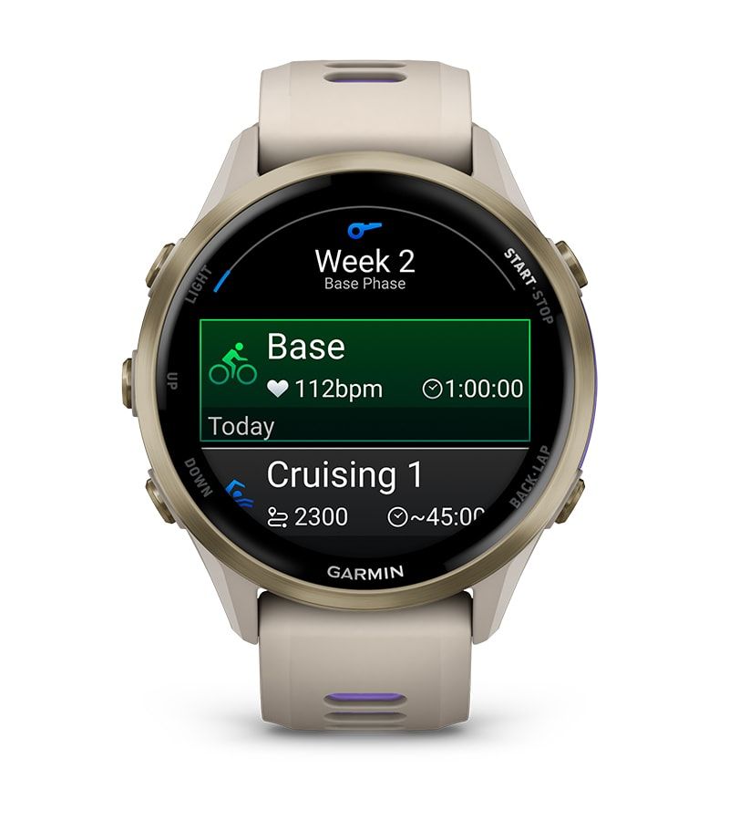 Garmin Forerunner 970 - Soft Gold Titanyum | Gri