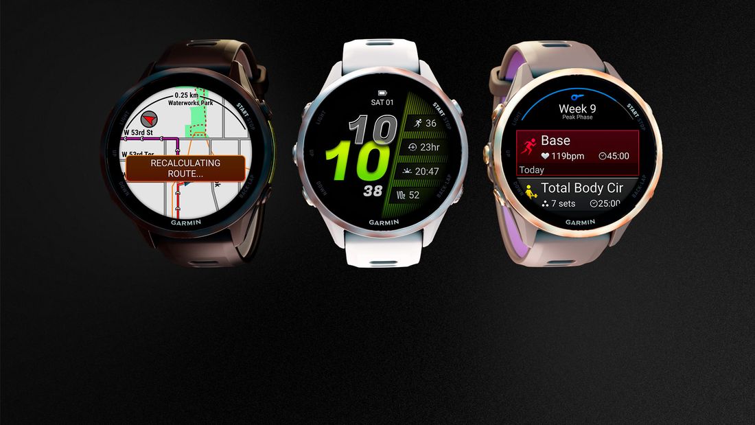 Garmin Forerunner 970 - Soft Gold Titanyum | Gri
