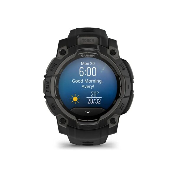 Garmin Instinct 3 – 45 mm, AMOLED – Siyah