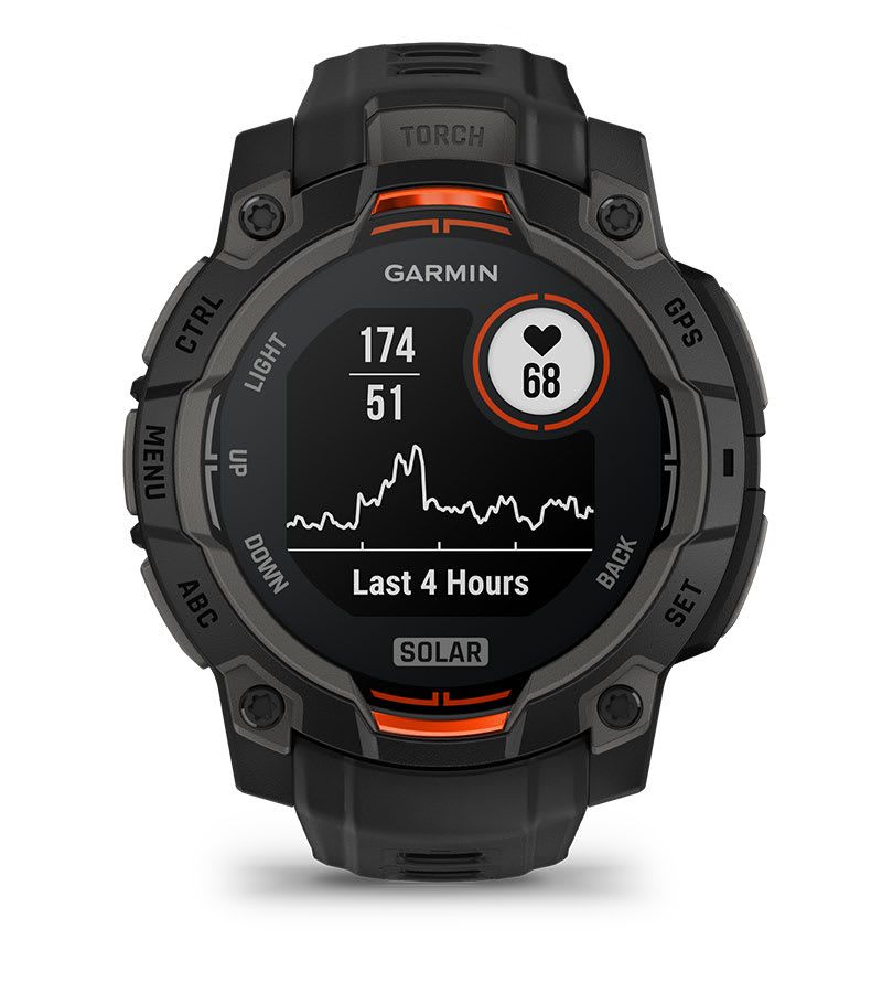 Garmin Instinct 3 – 50 mm, Solar - Kömür Siyahı