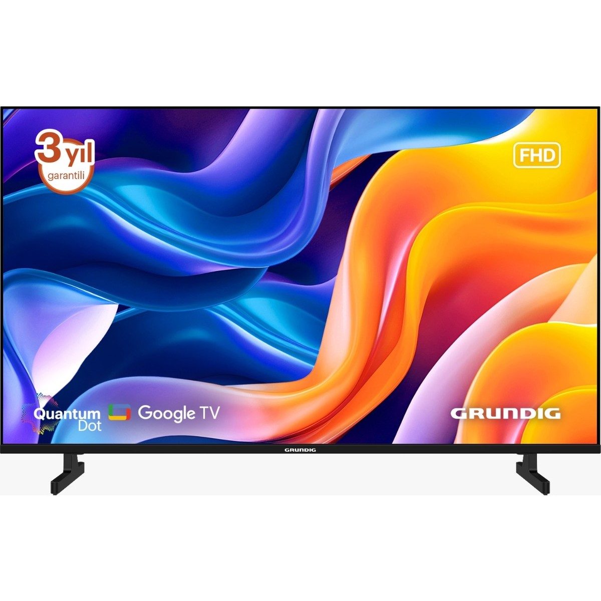 Grundig 43 GQF 6100 43" 109 Ekran Uydu Alıcılı Full HD Google Smart QLED TV HBCV0000IZIU86