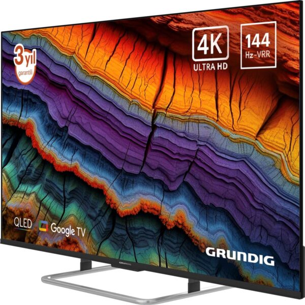 Grundig 55 GQ 800A 55″ 139 Ekran Uydu Alıcılı 4K Ultra HD Google Smart QLED TV
