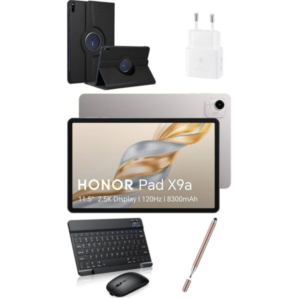 HONOR Pad X9A 11.5” Tablet 8GB RAM 256GB Depolama Android 11 HD Ekran Özellikleri ile TABLET+KILIF+KLAVYE+MOUSE+ŞARJ BAŞLIK (KALEM HEDİYELİ)