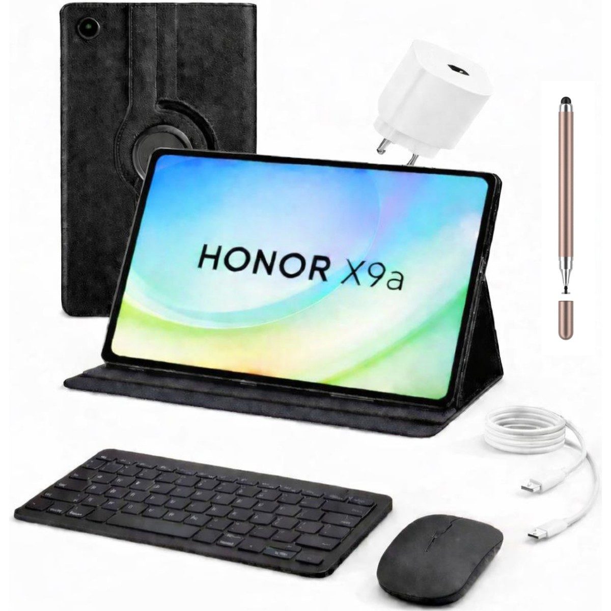 HONOR Pad X9A 11.5'' Tablet 8GB RAM 256GB Depolama Android 11 HD Ekran Özellikleri ile TABLET+KILIF+KLAVYE+MOUSE+ŞARJ BAŞLIK (KALEM HEDİYELİ) Uzay Grisi