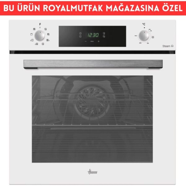 Hoover Roma / Beyaz Cam Dijital Turbo Ankastre Set (HO3158W+ HVW6MW +HDG6C1GWTK)