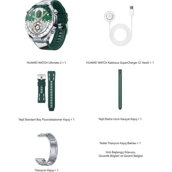 Huawei Huaweı Watch Ultimate 2 Yeşil E-Sim
