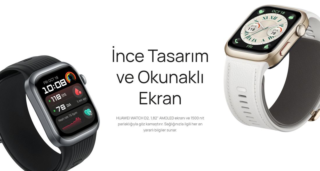 Huaweı Watch D2 – Kauçuk