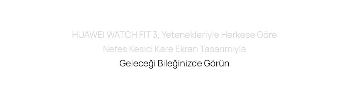 Huawei Watch Fit 3 - Deri